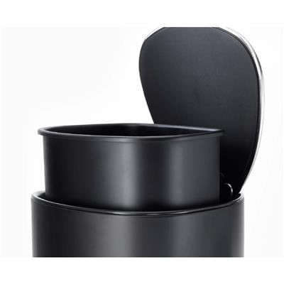 Jj Easy Store Luxe Pedallı Çöp Kovası 5 Lt Mat Siyah