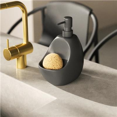 Joey Sıvı Sabunluk Ve Fırçalık Siyah Renk 591 ml