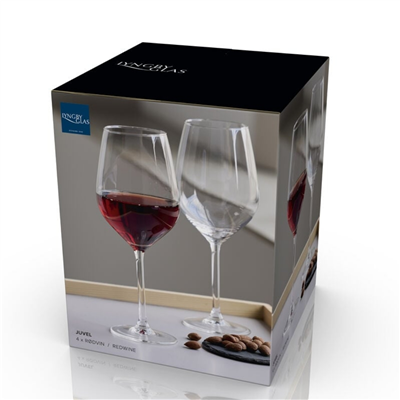 Juvel Kırmızı Şarap Kadehleri (4 adet) 50 cl - Çap 6,2 cm