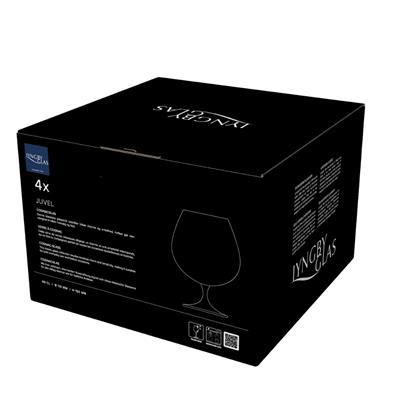 Juvel Kristal Cam Konyak Bardağı 4 Adet 69 Cl