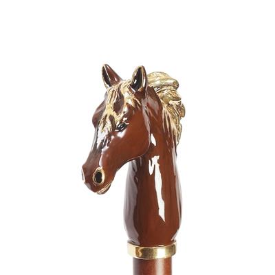 Kahverengi At Figürlü Unisex Otomatik Şemsiye 95 cm