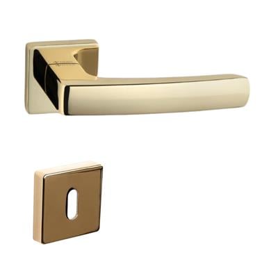 Kale Rozetli Kapı Kolu Takımı Gold Rengi