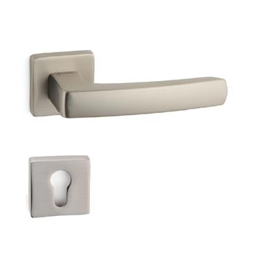 Kale Rozetli Kapı Kolu Takımı Saten Rengi