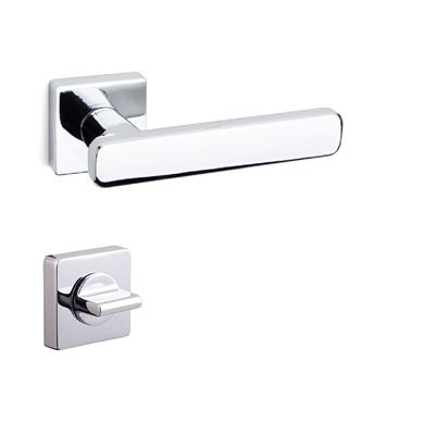 Kappa Rozetli Kapı Kolu Takımı Krom Renk