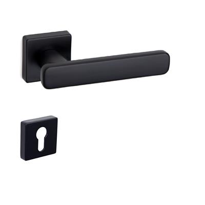 Kappa Rozetli Kapı Kolu Takımı Siyah  Renk