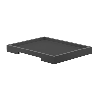 KASANE MDF Tepsi Antrasit S Boy 24x19x3 cm