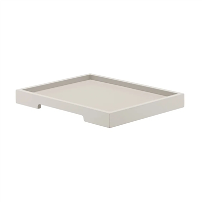 KASANE MDF Tepsi Ay Işığı Rengi S Boy 24x19x3 cm