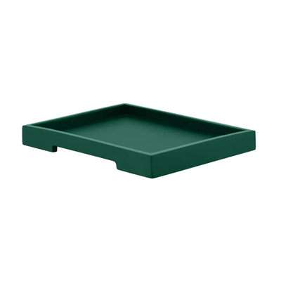 KASANE MDF Tepsi Yağmur Ormanı Rengi S Boy 24x19x3 cm