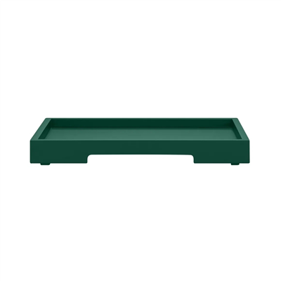 KASANE MDF Tepsi Yağmur Ormanı Rengi S Boy 24x19x3 cm