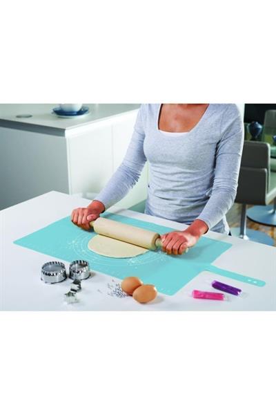Katlanabilir Hamur Açma Matı - Mavi