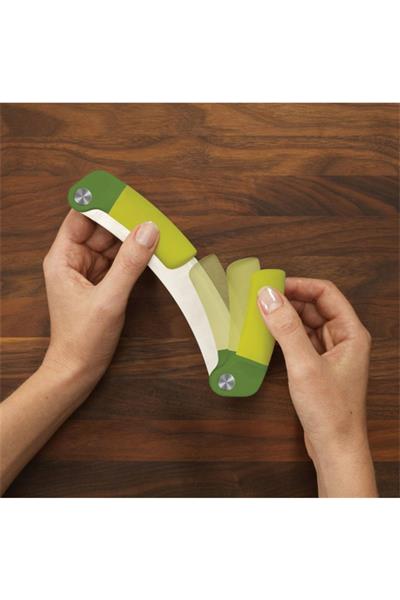 Katlanır Mezzaluna -Yeşil/Koyu Yeşil