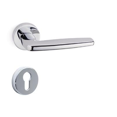 Kaya Rozetli Kapı Kolu Takımı Krom Renk