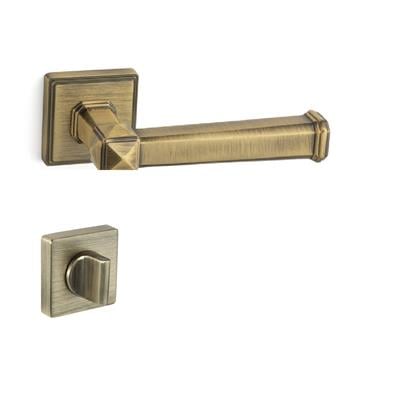 Kayla Rozetli Kapı Kolu Takımı Antik Rengi