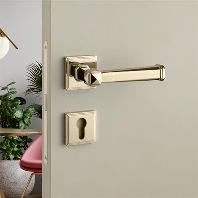 Kayla Rozetli Kapı Kolu Gold Renk