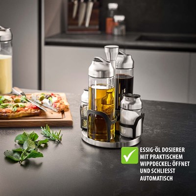 Kippo Döner Baharatlık 5 Parça Paslanmaz Çelik 