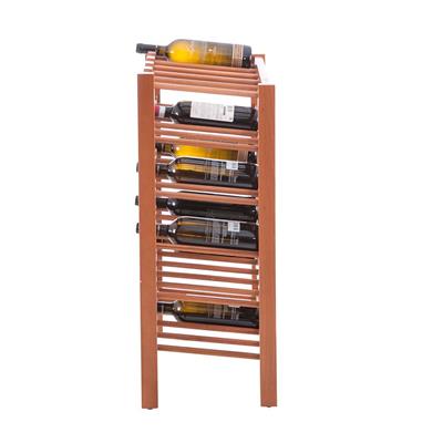 Kiraz Ağacı Ahşap 32 Şişe İçin Şaraf Rafı