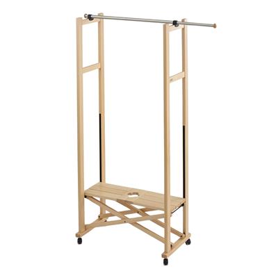 Kiraz Ağacı Ahşap Katlanır Elbise Askılığı Naturel 