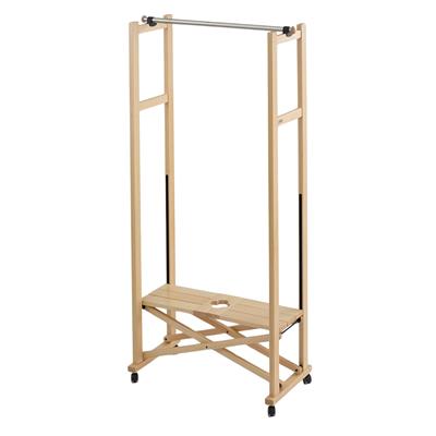 Kiraz Ağacı Ahşap Katlanır Elbise Askılığı Naturel 