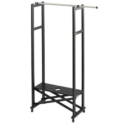 Kiraz Ağacı Ahşap Katlanır Elbise Askılığı Siyah 