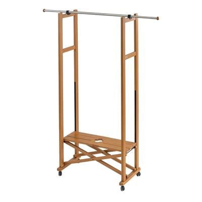 Kiraz Ağacı Ahşap Katlanır Elbise Askılığı Ceviz 