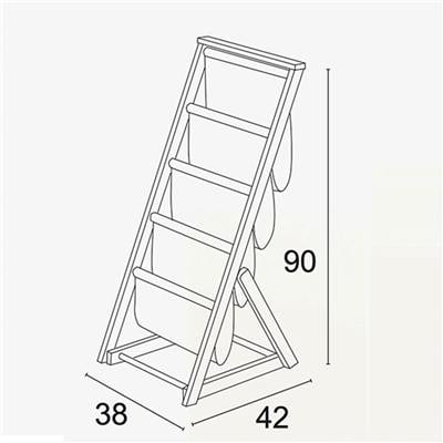 Kiraz Ağacı Ahşap Kilitlenebilir Dergilik