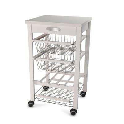 KİRAZ AĞACI BEYAZ MUTFAK ARABASI