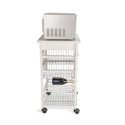 KİRAZ AĞACI BEYAZ MUTFAK ARABASI