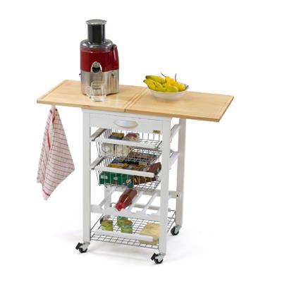 KİRAZ AĞACI BEYAZ MUTFAK ARABASI