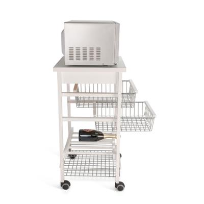 KİRAZ AĞACI BEYAZ MUTFAK ARABASI