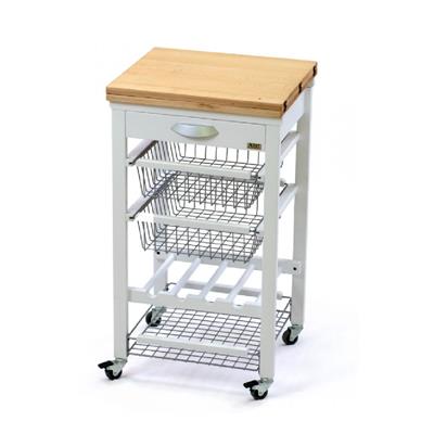 KİRAZ AĞACI BEYAZ MUTFAK ARABASI