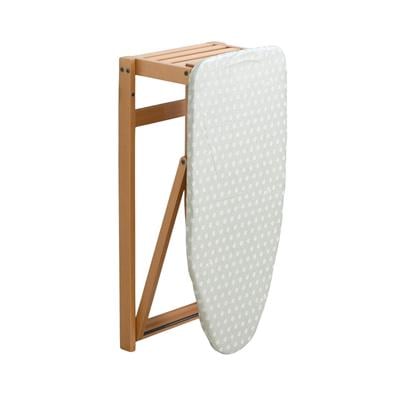 Kiraz Ağacı Duvara Monte Ütü Masası Ceviz Renk