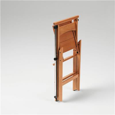 Eletta Kiraz Ağacı Renk Ahşap 4 Basamaklı Meridivene Dönüşebilen Sandalye