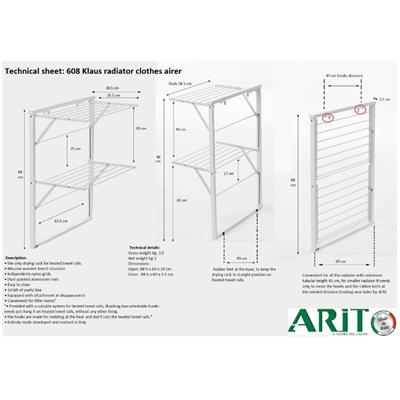 Kiraz Ağacı Ahşap Isıtmalı Havlu Askısı