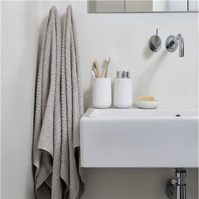 Klasik Banyo/Plaj Havlusu Soft Gri %100 Pamuk 70x140 cm