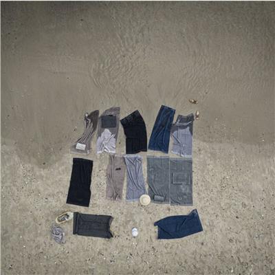 Klasik Banyo/Plaj Havlusu Zeytin Yeşili %100 Pamuk 70x140 cm