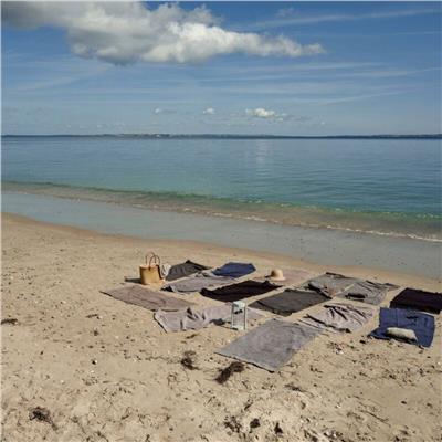 Klasik Banyo/Plaj Havlusu Zeytin Yeşili %100 Pamuk 70x140 cm