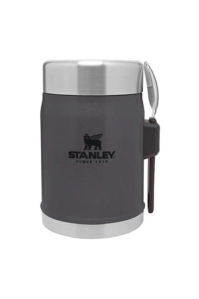 Stanley Klasik Paslanmaz Çelik Yemek Termosu Kaşıklı 0,40 LT - Füme
