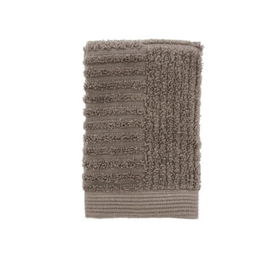 Klasik Yüz Havlusu Taupe %100 Pamuk 30x30 cm