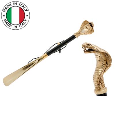 Golden Cobra Shoehorn Lüks Ayakkabı Çekeceği H: 50 cm