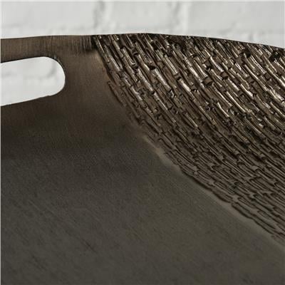 Koyu Kahverengi Dekoratif Tepsi 40x40 cm