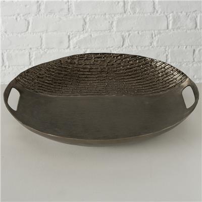 Koyu Kahverengi Dekoratif Tepsi 40x40 cm