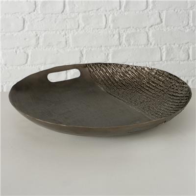 Koyu Kahverengi Dekoratif Tepsi 40x40 cm