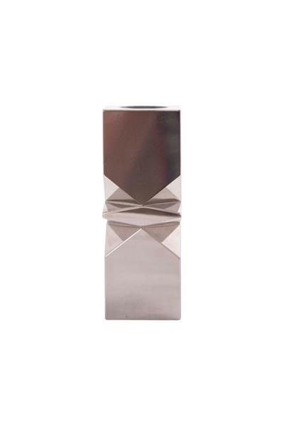 Kristal Mum Tutucu, Krom, 4X4X11 Cm