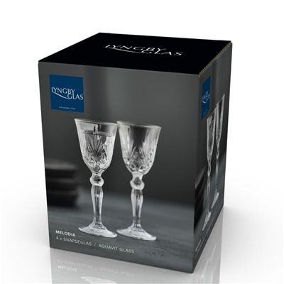 Krystal Melodia Aquavit Shot Bardağı (4 adet) 5 cl - Çap 5 cm