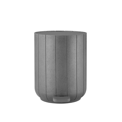 KUA Pedallı Çöp Kutusu Gri 3 Litre