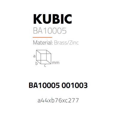 Kubıc Duvara Monte Kağıt Havluluk Krom 47X72X276 mm