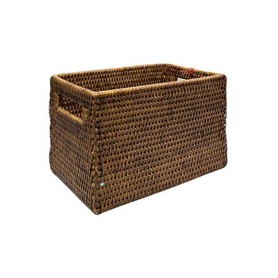 Küçük Saklama Sepeti Kahverengi 26x27x16 cm