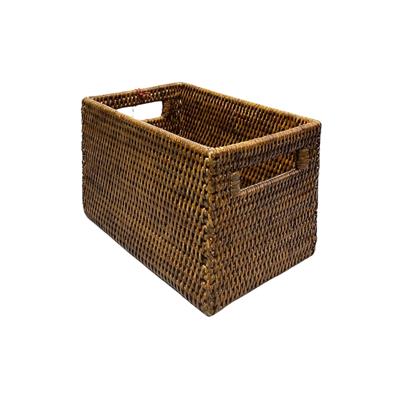 Küçük Saklama Sepeti Kahverengi 26x27x16 cm