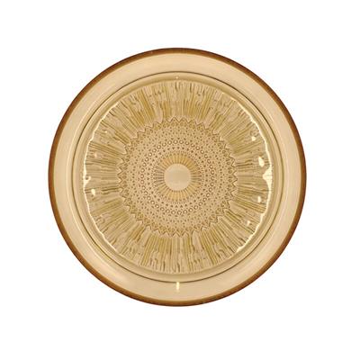 Kusintha Cam Tabak Amber Çap:25 Cm