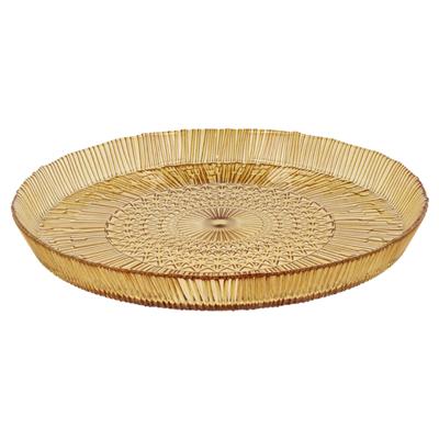 Kusintha Servis Tabağı Yuvarlak Amber 3 Cm - Çap:30 Cm